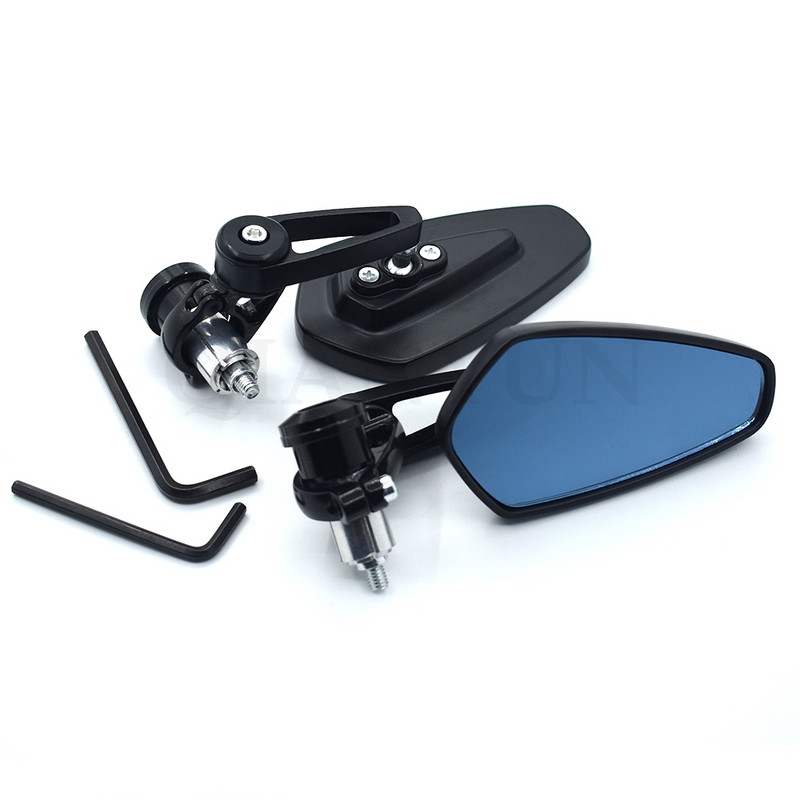 Universalus motociklas 7/8" 22 mm vairo galo šoninis galinio vaizdo veidrodėlis skirtas Yamaha YZF R6 YZF R1 FZ1 FAZER FZ6R FZ8 MT07 MT-07 FZ07