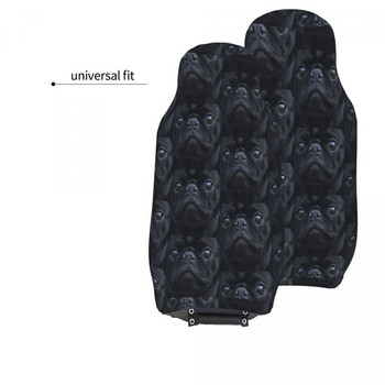 Black Pug Dog Universal προστατευτικό κάλυμμα καθισμάτων αυτοκινήτου Αξεσουάρ εσωτερικού χώρου Όλα τα είδη μοντέλα Καλύμματα καθισμάτων αυτοκινήτου Υφασμάτινα αξεσουάρ αυτοκινήτου