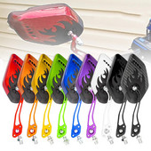 1 ζεύγος καθρέφτη οπισθοπορείας μοτοσικλέτας μοτίβο φλόγας αξεσουάρ ηλεκτρικού σκούτερ οπισθοπορείας για προμήθειες μοτοσυκλετών 8mm/10mm