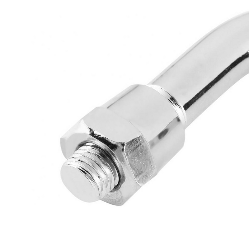 1 pora kairiojo dešiniojo universalaus motociklo chromo kaukolės rankų šoninių galinio vaizdo veidrodžių