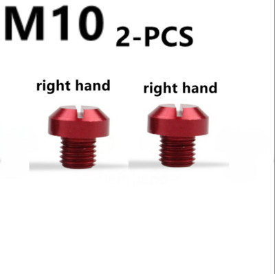 M10x1.25 mootorratta peegli augu pistikud paremal vasakul kruvid poldid alumiiniumist CNC Yamaha Honda Kawasaki Suzuki Triumph BMW jaoks