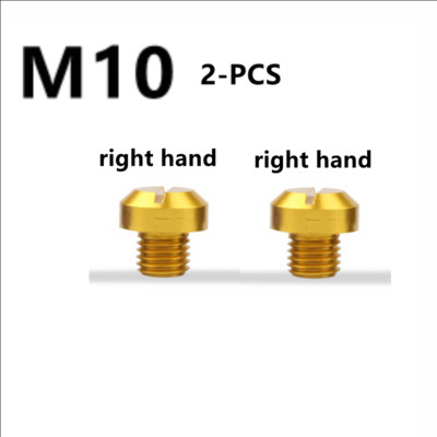 M10x1.25 mootorratta peegli augu pistikud paremal vasakul kruvid poldid alumiiniumist CNC Yamaha Honda Kawasaki Suzuki Triumph BMW jaoks