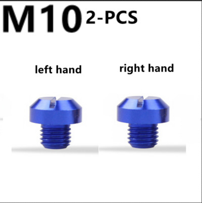 M10x1.25 mootorratta peegli augu pistikud paremal vasakul kruvid poldid alumiiniumist CNC Yamaha Honda Kawasaki Suzuki Triumph BMW jaoks