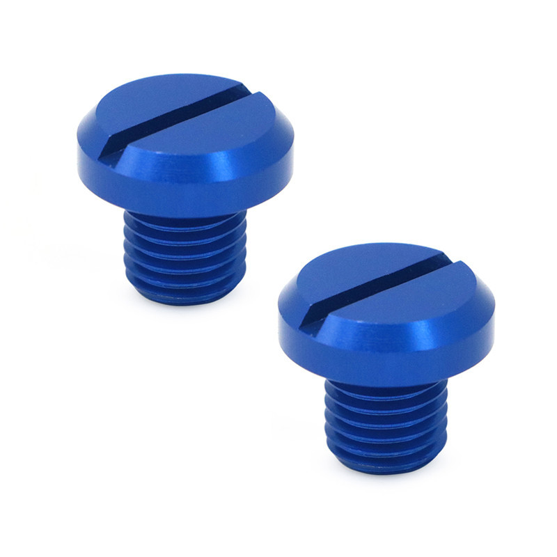 M10x1.25 mootorratta peegli augu pistikud paremal vasakul kruvid poldid alumiiniumist CNC Yamaha Honda Kawasaki Suzuki Triumph BMW jaoks