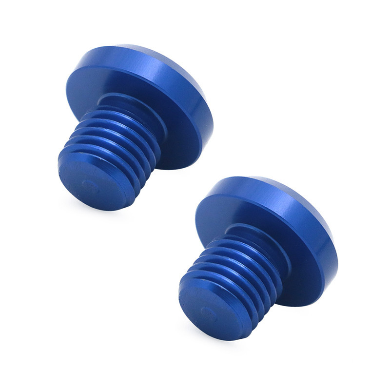 M10x1.25 mootorratta peegli augu pistikud paremal vasakul kruvid poldid alumiiniumist CNC Yamaha Honda Kawasaki Suzuki Triumph BMW jaoks