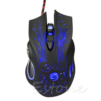 83XC Mouse USB Game Luminous Gaming Mechanical Mouse 5500DPI 6 Buttons Mute