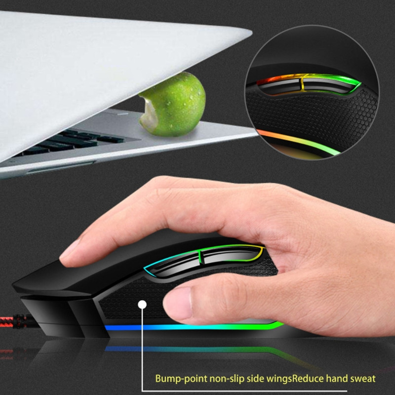 83XC G302 RGB pelė 7 apšviesta žaidimų pelė, juoda, 16,8 M