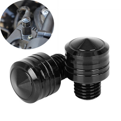 2db M10 M8 8MM 10 MM motorkerékpár visszapillantó tükör lyuk dugó csavar Hondához Yamaha burkolat sapkák rögzítő csavarok tartozékok
