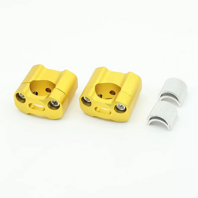 2 τεμάχια CNC 22mm 28mm Off road Bar Clamps Μοτοσικλέτας Αντάπτορας ανύψωσης τιμονιού για μοτοσικλέτα 7/8" 1-1/8 Pit Dirt