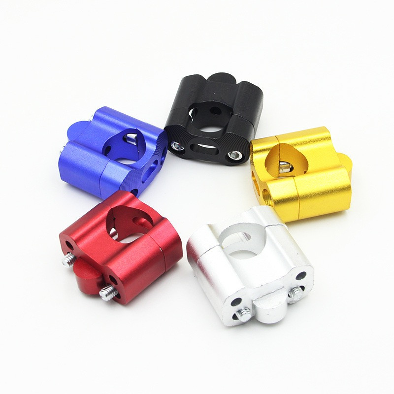 2 τεμάχια CNC 22mm 28mm Off road Bar Clamps Μοτοσικλέτας Αντάπτορας ανύψωσης τιμονιού για μοτοσικλέτα 7/8" 1-1/8 Pit Dirt