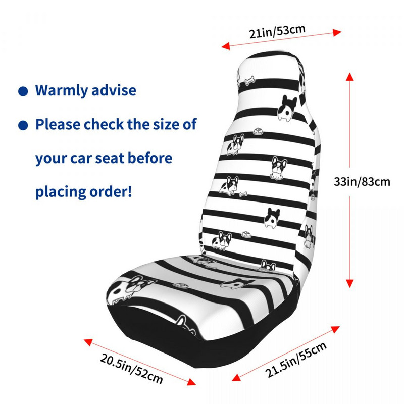 Prancūzų buldogų šunų mylėtojas universalus automobilio sėdynės užvalkalas salono priedai AUTOYOUTH automobilio sėdynės pagalvėlė sėdynės apsauga