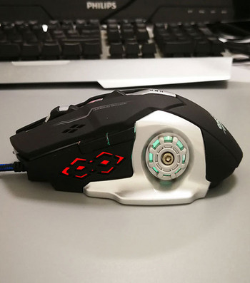 2500DPI 7-клавишна цветна светеща USB игра за електронни спортове LOL оптична кабелна мишка
