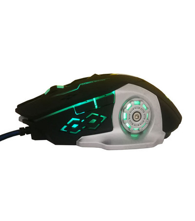 2500DPI 7-klahviga värviline helendav USB-mäng E-sport LOL optilise kaabliga hiir