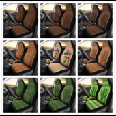 Desert Terra Cotta Chevron i Cactus set navlaka za autosjedalice Ideja za darove, paket od 2 univerzalne zaštitne navlake za prednja sjedala