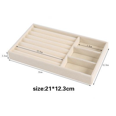 Sametine ehete ekraan Virnastatav peen ehete hoidja kaasaskantav sõrmus Kõrvarõngad kaelakee korraldaja Box organizator de boys