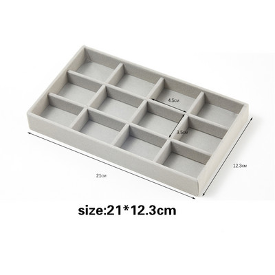 Sametine ehete ekraan Virnastatav peen ehete hoidja kaasaskantav sõrmus Kõrvarõngad kaelakee korraldaja Box organizator de boys