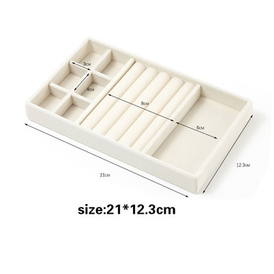 Sametine ehete ekraan Virnastatav peen ehete hoidja kaasaskantav sõrmus Kõrvarõngad kaelakee korraldaja Box organizator de boys