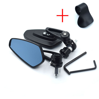 Oglinzi retrovizoare universale 7/8 "22mm pentru ghidon de motocicletă din aluminiu pentru YAMAHA MT-07 MT-09 MT07 MT09 R1 R6 R15 R25 FZ6 FZ6R XJ6
