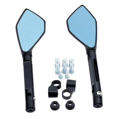 Universaalsed mootorrattapeeglid, alumiiniumist tahavaatepeegel HONDA Hornet CB650R YAMAHA FZ6 FZ8 MT07 MT09 KAWASAKI Z650 Z900 Z1000 jaoks
