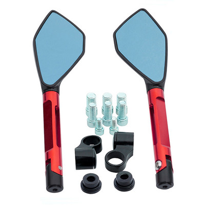 Universaalsed mootorrattapeeglid, alumiiniumist tahavaatepeegel HONDA Hornet CB650R YAMAHA FZ6 FZ8 MT07 MT09 KAWASAKI Z650 Z900 Z1000 jaoks