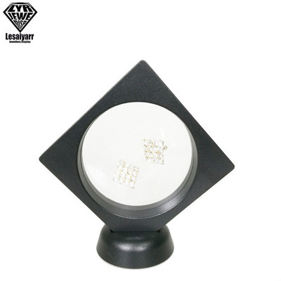 Ramă de imagine plutitoare 3D Cutie de umbră Suport de prezentare pentru bijuterii Suport pandantiv pentru inel Protejează bijuterii Cutie de prezentare din piatră