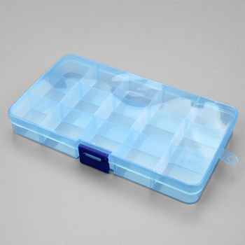 1 τμχ Πλαστικά 6/815 Κουτιά αποθήκευσης Υποδοχές Ρυθμιζόμενη συσκευασία διάφανη Θήκη εργαλείων Craft Organizer κουτί κοσμημάτων