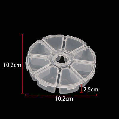 1 τμχ Πλαστικά 6/815 Κουτιά αποθήκευσης Υποδοχές Ρυθμιζόμενη συσκευασία διάφανη Θήκη εργαλείων Craft Organizer κουτί κοσμημάτων