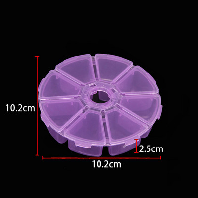 1 τμχ Πλαστικά 6/815 Κουτιά αποθήκευσης Υποδοχές Ρυθμιζόμενη συσκευασία διάφανη Θήκη εργαλείων Craft Organizer κουτί κοσμημάτων