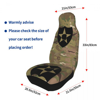 Us Army Camouflage Universal κάλυμμα καθισμάτων αυτοκινήτου τέσσερις εποχές Κατάλληλο για όλα τα είδη μοντέλα Camo καλύμματα καθισμάτων από πολυεστέρα Ψάρεμα