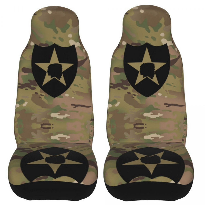 Husă universală pentru scaune de mașină de camuflaj din US Army Patru anotimpuri potrivită pentru toate tipurile de modele Huse pentru scaune Camo Pescuit din poliester