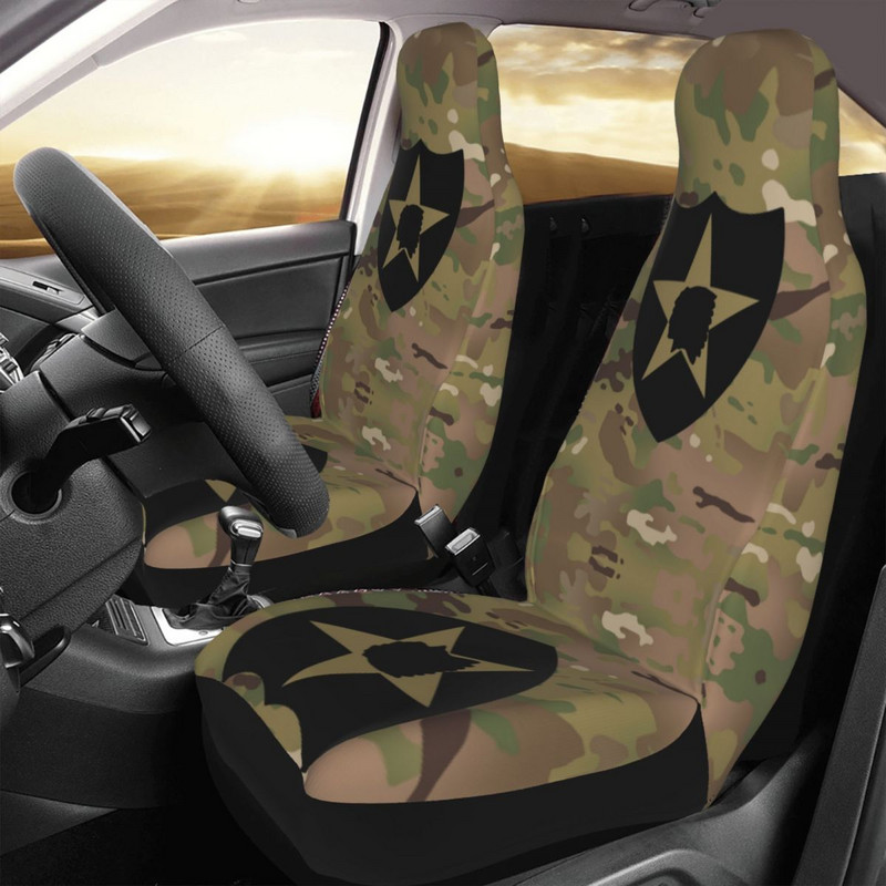 Husă universală pentru scaune de mașină de camuflaj din US Army Patru anotimpuri potrivită pentru toate tipurile de modele Huse pentru scaune Camo Pescuit din poliester