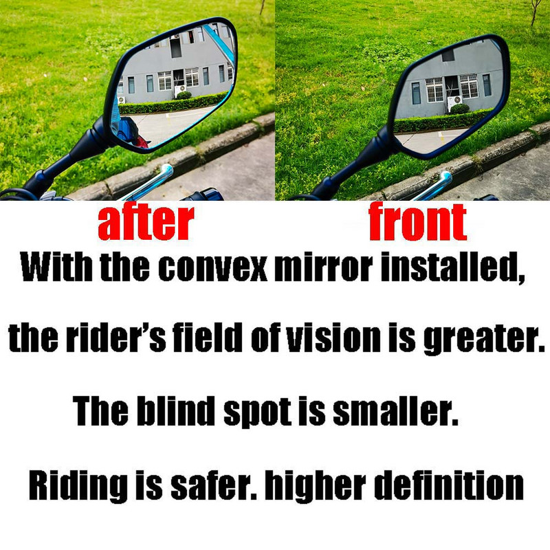 Pentru HONDA CBR650R CBR500R CBR650 CBR 650 500 R Accesorii Oglinda convexa Creste oglinzi retrovizoare Oglinda laterala Viziune Lentila