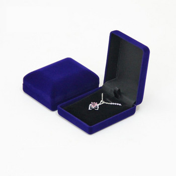Κρεμαστό κουτί με κολιέ νύφης Χονδρικό κουτί δώρου για κοσμήματα γάμου από βελούδινο κοσμηματοπωλείο Θήκη επίδειξης Μεγάλα σκουλαρίκια Κουτί αποθήκευσης