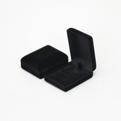 Cutie cu pandantiv de colier de mireasă, de calitate angro, catifea, bijuterii de nuntă, cutie pentru cadou, suport pentru bibelouri, cutie de depozitare pentru cercei mari