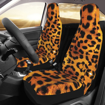 Leopard Jaguar Cheetah Skin Universal Κάλυμμα καθίσματος αυτοκινήτου Four Seasons Women Forest Προστασία καθισμάτων αυτοκινήτου Καλύμματα πολυεστέρα Κυνήγι