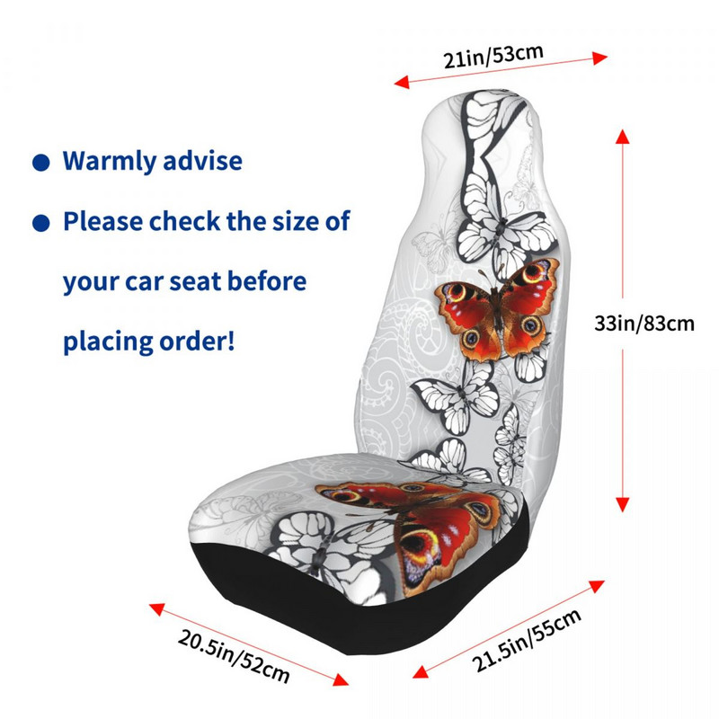 Pilkas fonas Peacock Butterfly universalus automobilio sėdynės užvalkalas Four Seasons AUTOYOUTH automobilio sėdynės kilimėlis, poliesterio medžioklė