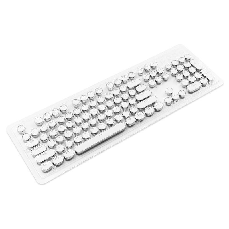 DIY Keycap Retro Steam Punk Γραφομηχανή Μηχανικό Πληκτρολόγιο 104 87 Τυπικά πλήκτρα