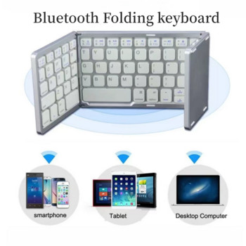 Мини Bluetooth безжична клавиатура с тъчпад Акумулаторна руска клавиатура Испанска универсална Windows Android IOS мобилна таблетка