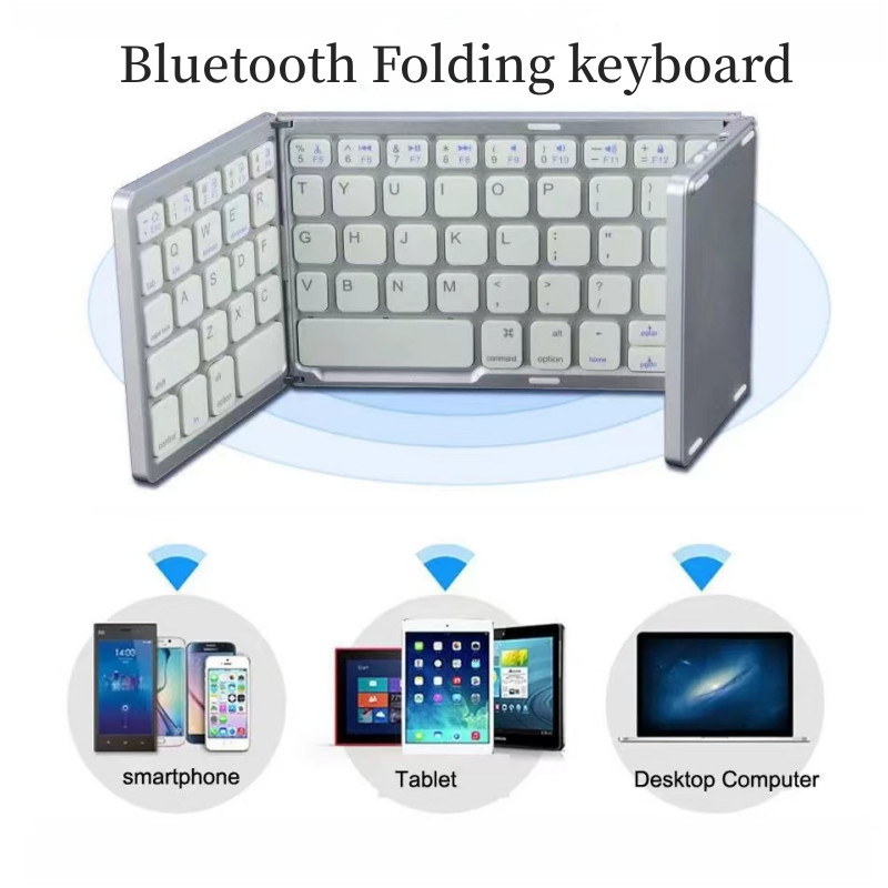 Mini Bluetooth bežična tipkovnica s Touchpadom Punjiva ruska tipkovnica španjolska univerzalna Windows Android IOS mobilna tableta