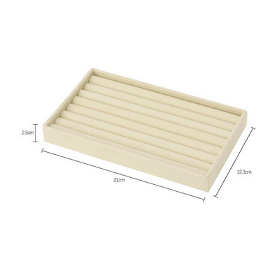 Organizator de cutii de bijuterii din catifea, bricolaj, cercei, colier, inel, tava de afișare pentru bijuterii, cutie portabilă de depozitare, organizator de bijuterii, vitrină