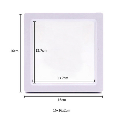 Κουτί συσκευασίας κοσμημάτων με διαφανή φιλμ Κρεμαστό δαχτυλίδι Σκουλαρίκια οθόνη Βάση βάσης νομισμάτων συλλογής πολύτιμων λίθων Θήκη μεμβράνης PET αποθήκευσης