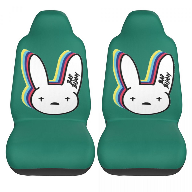 „Bad Bunny Sin Ti“ universalus automobilio sėdynės užvalkalas, automobilio interjeras, kelioniniai automobilio sėdynės pagalvėlės pluošto automobilių priedai