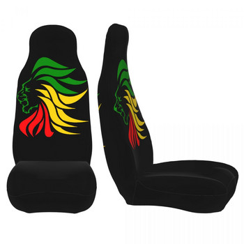 Rasta Lion Rastafari Jamaica Judah Универсален калъф за столче за кола Auto Interior For SUV Възглавница/калъфка за седалка Полиестер Риболов