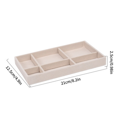 Βελούδινη θήκη θήκης προβολής κοσμημάτων Hot Sale Στοιβαζόμενη εξαιρετική θήκη κοσμημάτων Κουτιά θήκης θήκης φορητό δαχτυλίδι σκουλαρίκι Organizer box