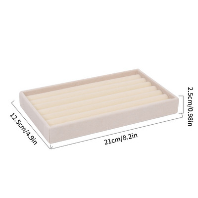 Βελούδινη θήκη θήκης προβολής κοσμημάτων Hot Sale Στοιβαζόμενη εξαιρετική θήκη κοσμημάτων Κουτιά θήκης θήκης φορητό δαχτυλίδι σκουλαρίκι Organizer box