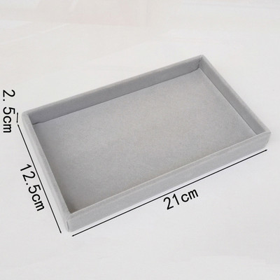 Βελούδινη θήκη θήκης προβολής κοσμημάτων Hot Sale Στοιβαζόμενη εξαιρετική θήκη κοσμημάτων Κουτιά θήκης θήκης φορητό δαχτυλίδι σκουλαρίκι Organizer box