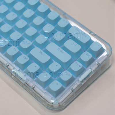 DM pudingo simbolių apšviestas klavišų dangtelis uždarytas Doubleshot PBT OEM profilio rutulinis dangtelis 61/64/68/75/84/87/104