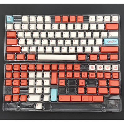 133 Keys GMK MDA Προφίλ Keycap Coral Weather Series PBT Thermal Sublimation Key Cap For Cherry MX Switch GMK67 Aigo REDRAGON