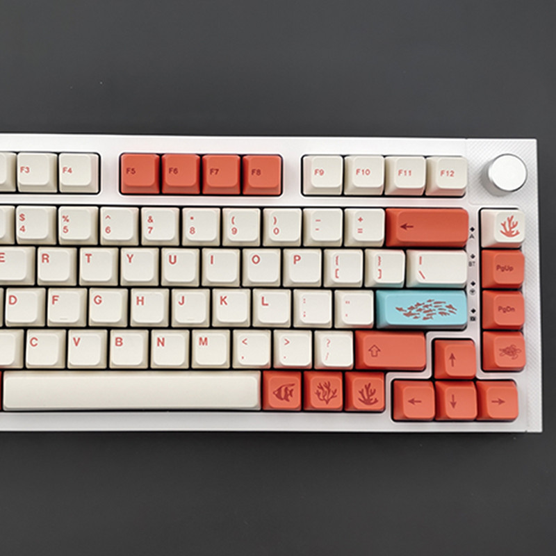 133 Keys GMK MDA Προφίλ Keycap Coral Weather Series PBT Thermal Sublimation Key Cap For Cherry MX Switch GMK67 Aigo REDRAGON