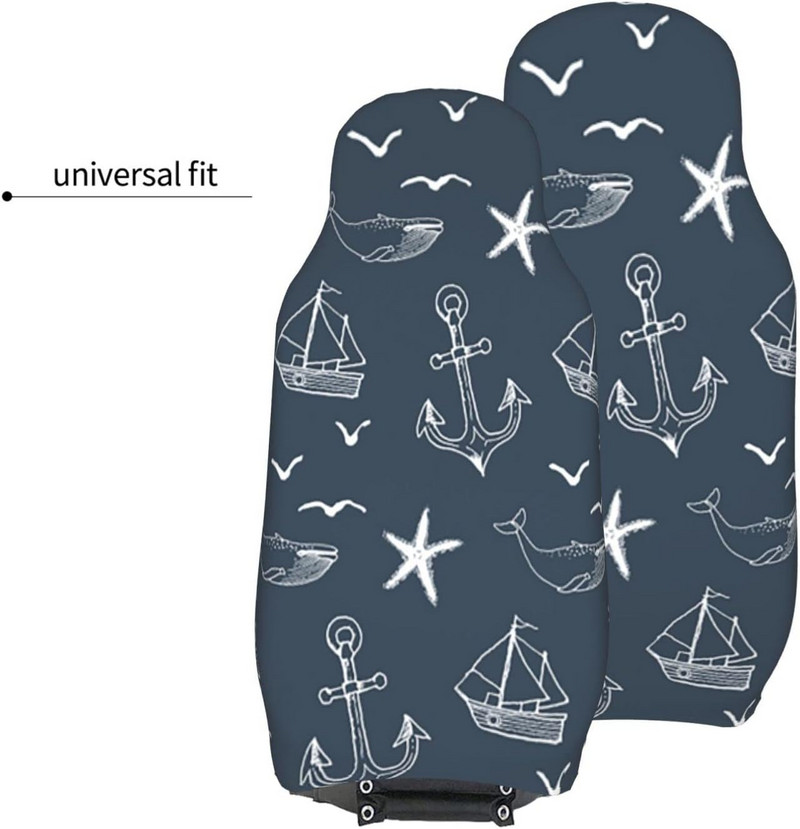 Huse pentru scaune auto nautice Protector pentru husa scaunului din față universal rezistent la praf Accesorii confortabile antiderapante pentru mașini potrivite pentru mașini